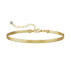 Women's Simple Stainless Steel Bracelet Set With Paperclip Chain Round Bead Flat Snake Chain And Knotted Heart Open Geometric Electroplated Design