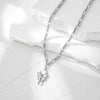 Women's Simple Stainless Steel Double Layer Anklet With Heart Shape Pattern Fashion Foot Jewelry