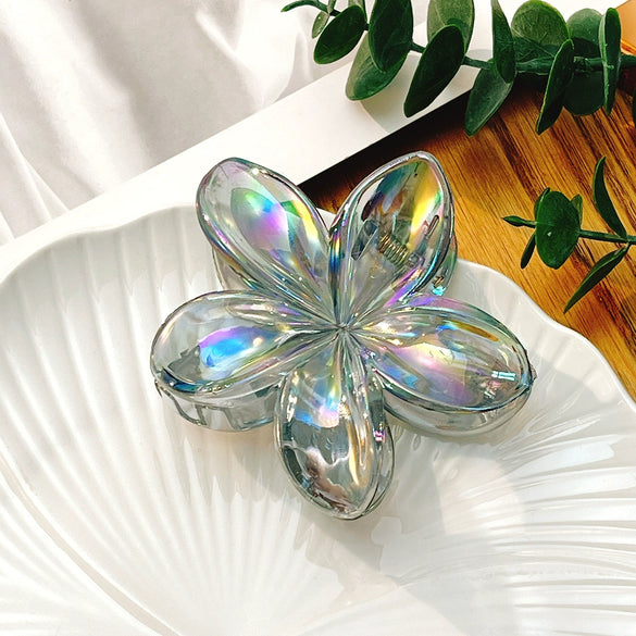Women's Simple Style Plumeria Clip Hair Accessory With Electroplating Processing