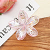 Women's Simple Style Plumeria Clip Hair Accessory With Electroplating Processing