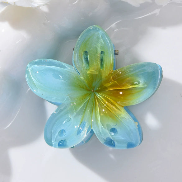 Women's Simple Style Plumeria Clip Hair Accessory With Electroplating Processing