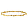 Women’s Simple Trendy Geometric U Shape Bracelet And Jewelry Set In Electroplated Copper With Silver And Gold Bead Retro Style