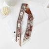 Women's Simulated Silk Long Narrow Decorative Scarf Thin Summer Ribbon Hair Tie And Bag Scarf