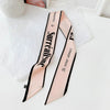 Women's Simulated Silk Long Narrow Decorative Scarf Thin Summer Ribbon Hair Tie And Bag Scarf