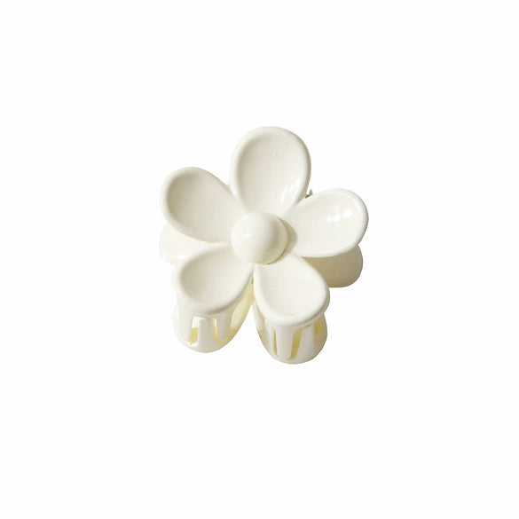 Women's Small Flower Hair Clip Frosted Baking Paint Style Accessories