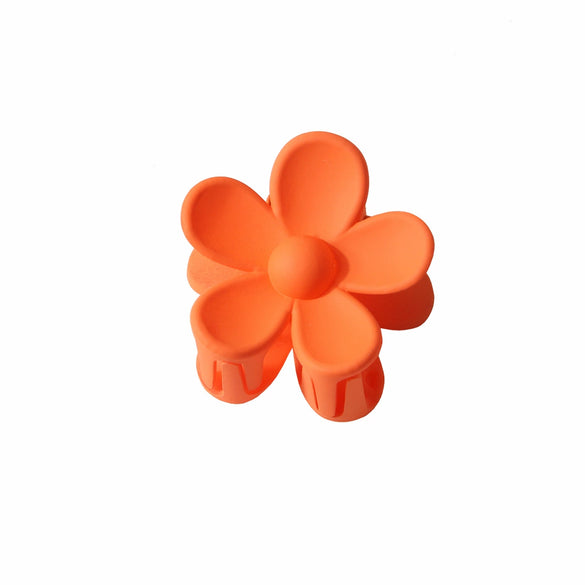 Women's Small Flower Hair Clip Frosted Baking Paint Style Accessories