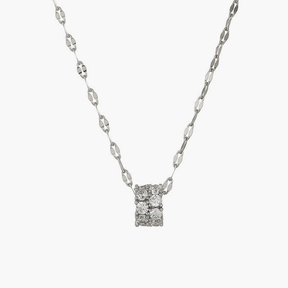 Women's Small Man Waist Titanium Steel Collarbone Chain With Electroplating Trendy Cold Style Niche Light Luxury Allmatch