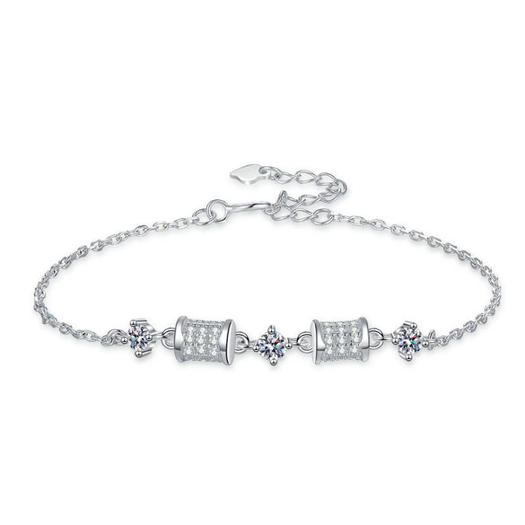 Women's Small Waist Bracelet S925 Sterling Silver Light Luxury Electroplated Jewelry Accessories