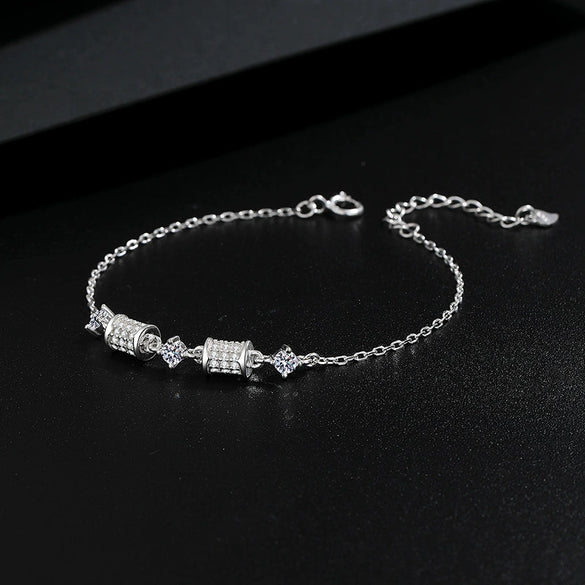 Women's Small Waist Bracelet S925 Sterling Silver Light Luxury Electroplated Jewelry Accessories