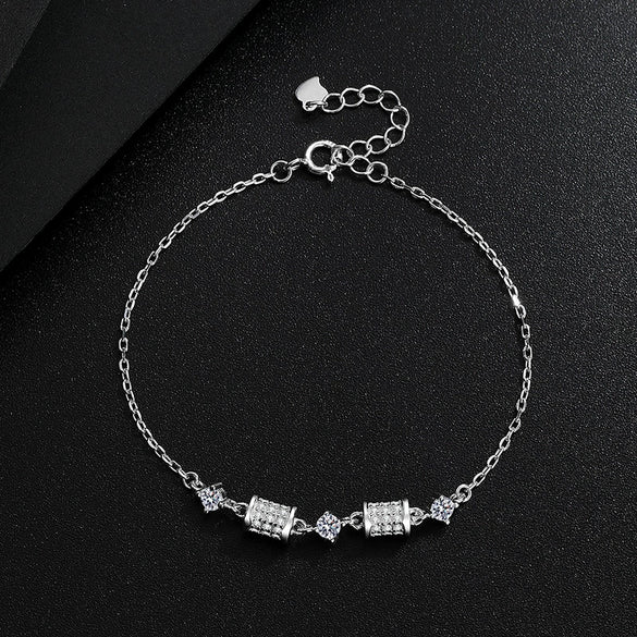 Women's Small Waist Bracelet S925 Sterling Silver Light Luxury Electroplated Jewelry Accessories