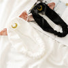 Women's Soft Cute Flannel Cat Ear Face Wash Headband With Animal Zodiac Pattern