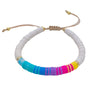 Women's Soft Pottery Geometric Handwoven Natural Pearl Bracelet