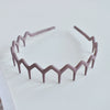 Women's Solid Color Lace Tooth Hairband Simple All Match Headband For Face Washing And Everyday Hair Styling