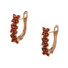 Women's Sophisticated Copperzinc Alloy Flower Dshaped Buckle Electroplated Earrings