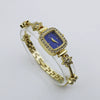 Women's Square Alloy And Stainless Steel Bracelet Quartz Watch Light Luxury Casual Style