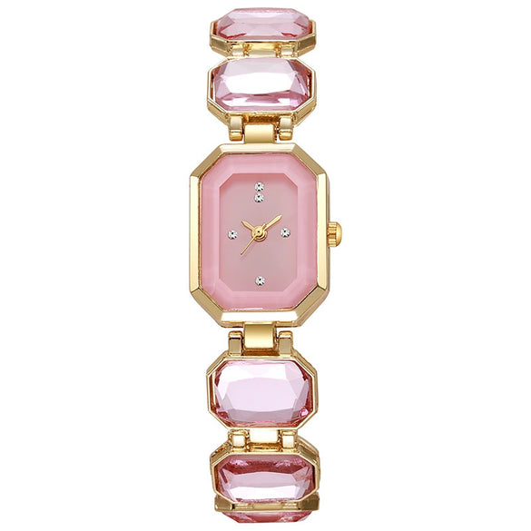 Women's Square Alloy Quartz Watch Light Luxury Niche Elegant Fashion Style