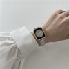Women's Square Alloy Watch With Ordinary Glass Mirror And Diamond Design Simple Fashion And Leisure Style