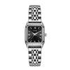 Women's Square Casual Quartz Watch With Alloy Case And Steel Band Mineral Strengthened Glass Mirror