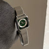 Women's Square Fashion Retro Style Alloy Case Steel Band Watch
