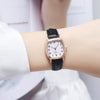 Women's Square Metal And Pu Belt Quartz Watch Retro And Leisure Style