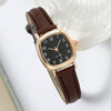 Women's Square Metal And Pu Belt Quartz Watch Retro And Leisure Style