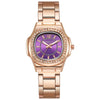 Women's Square Quartz Watch With Steel Band And Alloy Case Casual Style