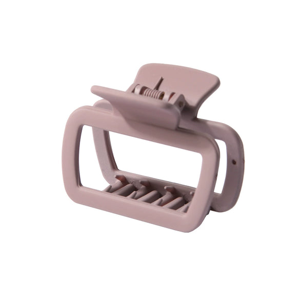 Women's Square Shark Hair Clip Fashion Geometric Style Baking Paint
