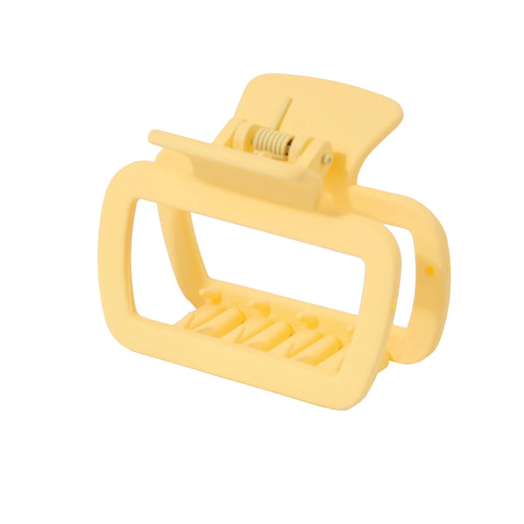 Women's Square Shark Hair Clip Fashion Geometric Style Baking Paint