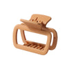 Women's Square Shark Hair Clip Fashion Geometric Style Baking Paint