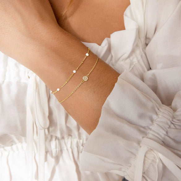 Women's Stackable U Shape Bracelet Adjustable Stainless Steel Gold Tone Geometric Electroplated Fashion Jewelry
