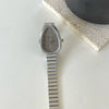 Women's Stainless Steel Alloy Band Oval Dial Medieval Style Snake Head Bamboo Band Watch