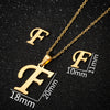 Women's Stainless Steel Alphabet Letter Pendant Necklace And Earring Set With Electroplated Finish And Simple Ochain Design