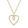Women's Stainless Steel And Copper Necklace With Geometric Pattern And Electroplating Treatment