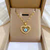 Women's Stainless Steel And Copper Necklace With Geometric Pattern And Electroplating Treatment