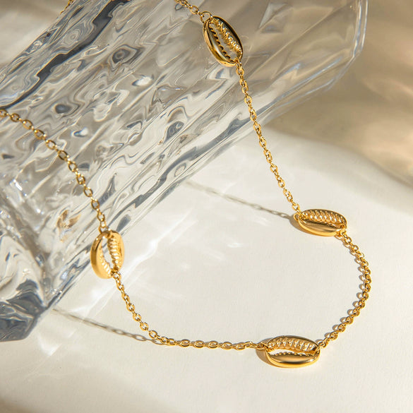 Women's Stainless Steel And Titanium Steel Geometric Electroplated Necklace Jewelry Accessories