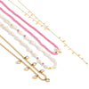 Women's Stainless Steel And Titanium Steel Geometric Jewelry Necklace With Electroplating
