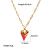 Women's Stainless Steel And Titanium Steel Jewelry Set With Geometric Love Shape And Stars Sun And Moon Clouds Universe Pattern Electroplated Highend Style