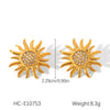 Women's Stainless Steel And Titanium Steel Jewelry With Dropshaped And Geometric Zircon Inlaid Pendant And Earrings