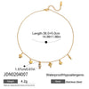 Women's Stainless Steel And Titanium Steel Necklace And Bracelet With Marine Life Pattern And Electroplating Design