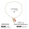 Women's Stainless Steel And Titanium Steel Necklace With Electroplating Light Luxury Niche Style