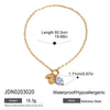 Women's Stainless Steel And Titanium Steel Necklace With Electroplating Light Luxury Niche Style