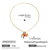 Women's Stainless Steel And Titanium Steel Necklace With Electroplating Light Luxury Niche Style