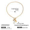 Women's Stainless Steel And Titanium Steel Necklace With Electroplating Light Luxury Niche Style