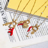 Women's Stainless Steel And Titanium Steel Necklace With Electroplating Light Luxury Niche Style