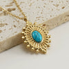 Women's 316L Stainless Steel And 316L Stainless Steel Simple Geometric 18K Gold Plated Electroplated Cross Chain Jewelry Pendant Necklace