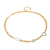 Women's Stainless Steel And Titanium Steel Star Pattern Electroplated Necklace