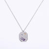 Women's Stainless Steel And Titanium Steel U Shaped Geometric Kaleidoscope Lucky Symbol Inlaid Zirconium Necklace With Furnace Vacuum Plating And Color Preservation