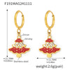 Women's Stainless Steel Bell Necklace And Bracelet Set With Electroplated Finish Light Luxury Fashion Jewelry