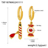 Women's Stainless Steel Bell Necklace And Bracelet Set With Electroplated Finish Light Luxury Fashion Jewelry