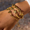 Women's Stainless Steel Bow Electroplated Bracelet